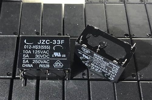 Relais de puissance JZC-33F 012-HS3 12V miniature à 4 broches