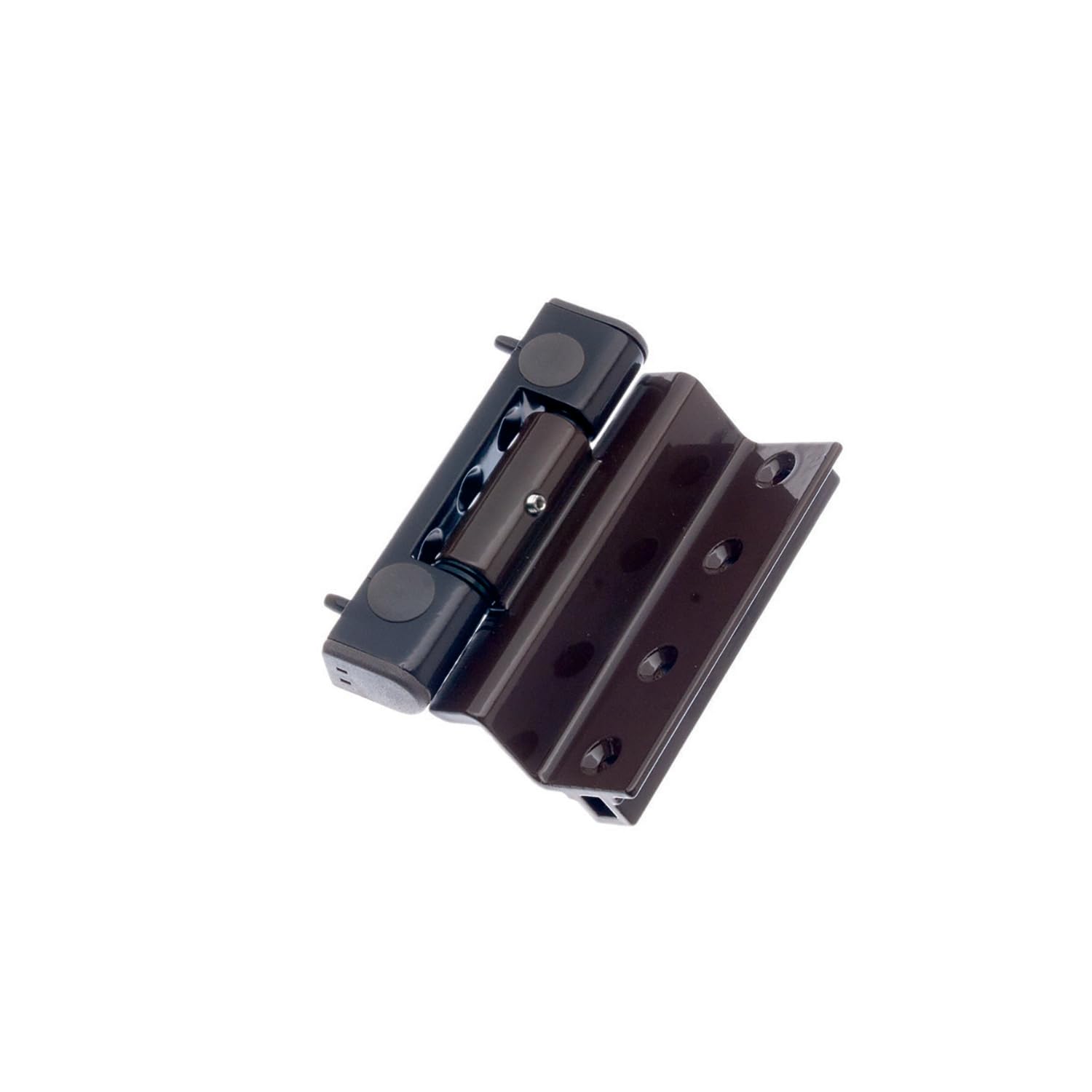 Ironmongery Solutions® Challenger Eurogroove High Security Adjustable Flag Door Hinge for PVCu & Composite Doors (Brown, 22mm/13mm)