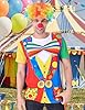 COSAVOROCK Men's Clown Costume T-Shirts (XXL, Colourful) #3