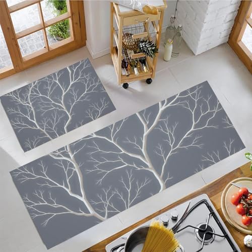 Alfombra de cocina lavable de 50x150 para pasillo y lavadero con base antideslizante 5