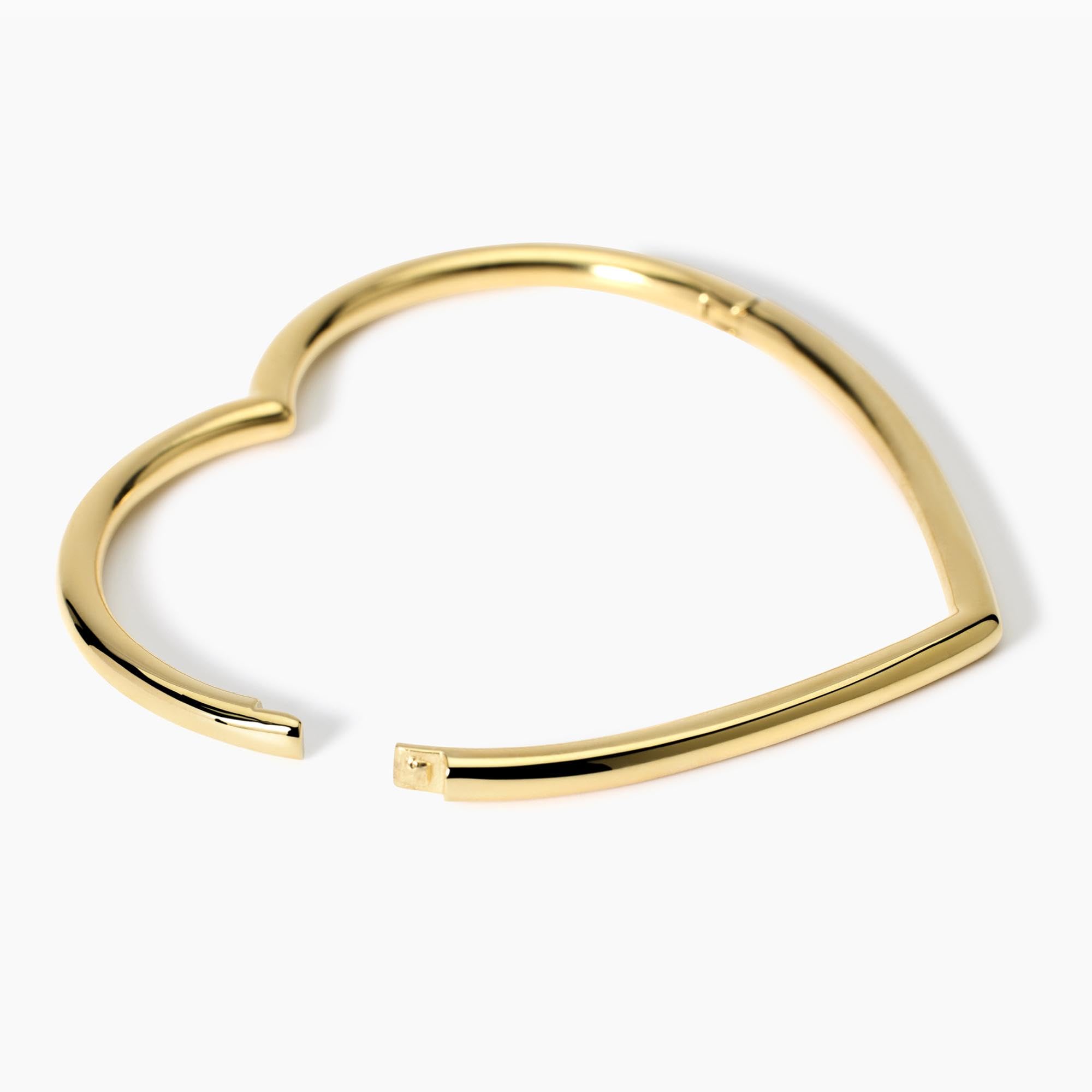 KIDULT - Bracciale Donna - Bracciale rigido a cuore in acciaio dorato - 831050