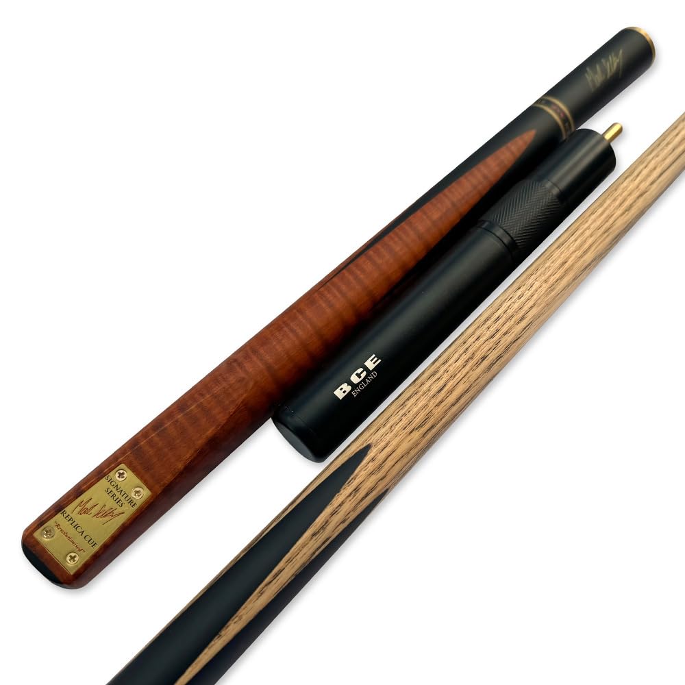 BCE Mark Selby Signature Series Snookerqueue und Koffer, 3/4-Schnitt, 144,8 cm, 9,5 mm Spitze