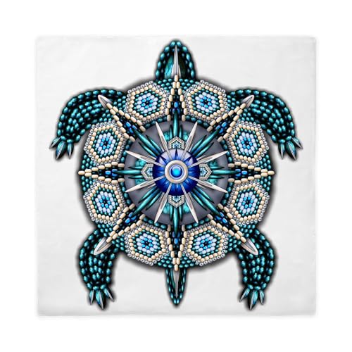 CafePress Native American Turtle 01 Queen Duvet Cover, Printed Comforter Cover, Unique Bedding