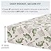 Pobibaby – 2 Pack Crib Sheets for Boys, Premium Fitted Baby Boy Crib Sheets for Standard Crib Mattress – Ultra-Soft Jersey Knit, Safe and Snug, Stylish Design (Gone Fishing)