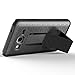 ZASE Case for Samsung Galaxy J3 Case J3 V, Galaxy Express Prime, Galaxy Sky & Sol, Galaxy Amp Prime, Swivel Belt Clip Holster Armor Slim Protective Case Defender [Kickstand] (Black Holster Combo Case)