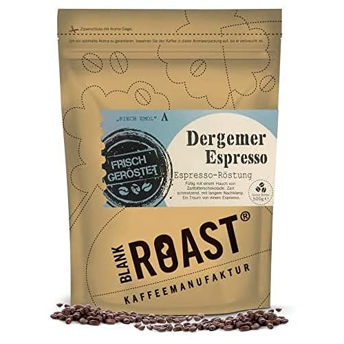 Blank Roast Kaffeebohnen Crema & Espresso Bohnen, Regional-Serie, 500 g Cover