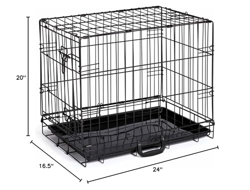 Image of Prevue Pet Products Home On-The-Go Single Door Dog Crate - XS, Black