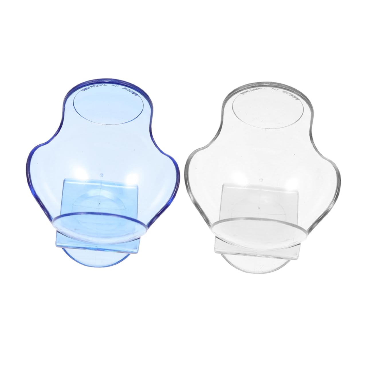 OSOLADY 2Pcs Portable Tennis Balls Clip Lightweight Tennis Waist Holder for Training Matches Multi Use Desktop Tennis Ball Stand Transparent Tennis Accessories