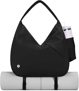 Ceneda Large Gym Bag for Women with Hidden Yoga Mat Holder & Shoe Compartment & Wet Pocket, Sports Duffle Bag for Travel