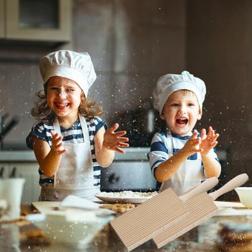 Miniatura 7 de Máquina Para Hacer Ñoquis,Tabla De Fideos De Madera De Haya,Máquina Para Hacer Pasta Para Ñoquis,Fideos Y Penne,Ideal Para Hacer Pasta Casera,Una Herramienta Imprescindible Para Amantes De La Pasta