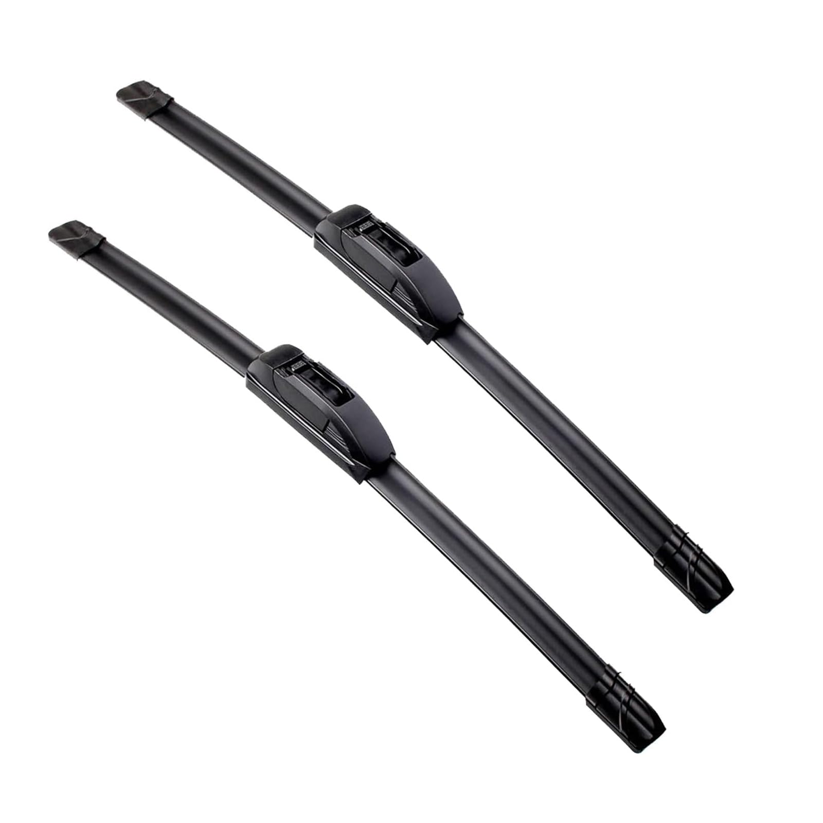 Jaffiust 2PCS Universal Wipers 24inch Universal Boneless Wipers U-Shaped Wipers Window Wipers for U-interface models