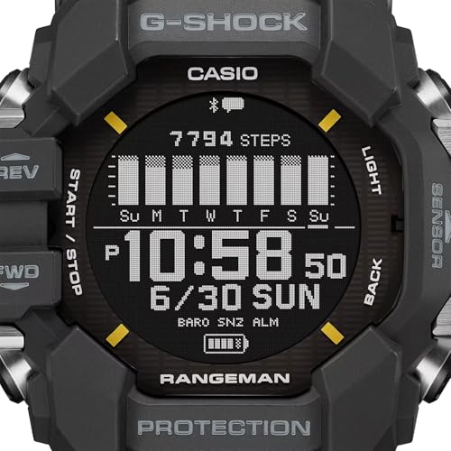 Image of G-Shock Casio Master of G Land Rangeman Black Resin Watch - GPRH1000-1