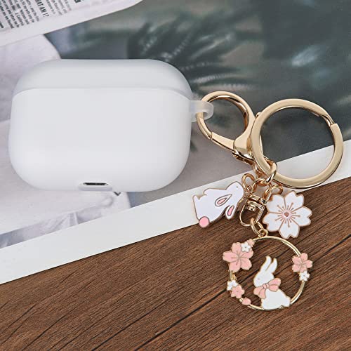 Zyllglow Cute Keychain Aesthetic Keychain Accessories Kawaii Key Ring For Women,Keychain For Girl Charm For Airpod,Backpack #TOP3