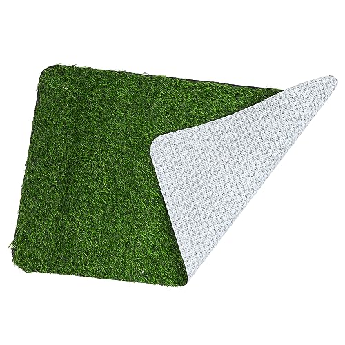 Mikikit 1Pieza Felpudo de Césped Artificial Alfombra Antideslizante para Pasillos Higienizador Interior TPR