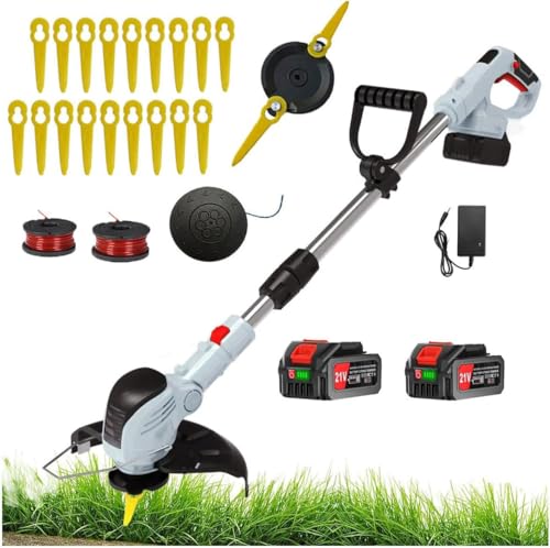Garden Strimmer Cordless,Electric Telescopic Lightweight Strimmer,Grass Cutter,Lawn Edger,Lawn Edger Tool,Brush Cutter,Strimmer 21v Battery Powered For Gardens Lawns 1 Garden Strimmer Cordless,Electric Telescopic Lightweight Strimmer,Grass Cutter,Lawn Edger,Lawn Edger Tool,Brush Cutter,Strimmer 21v Battery Powered For Gardens Lawns