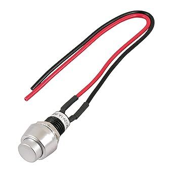 Amon 3213 Push Switch, Automatic Returning, DC 12V, 1A