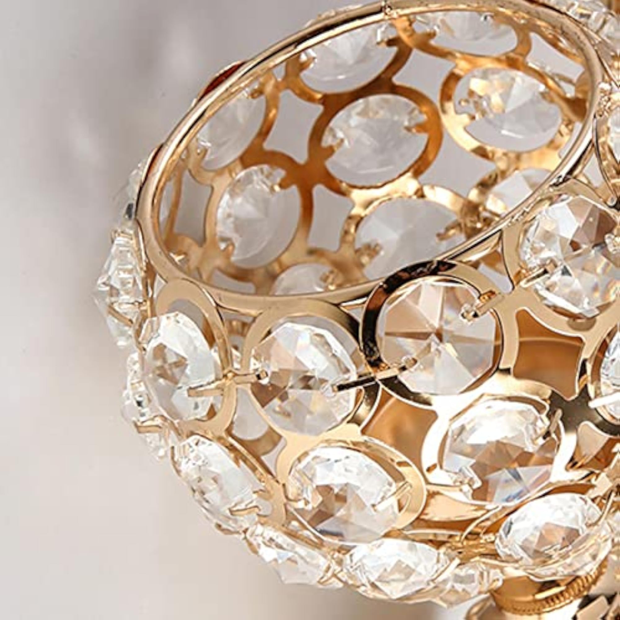Crystal Tealight Candle Holder Candlestick Table Centerpiece