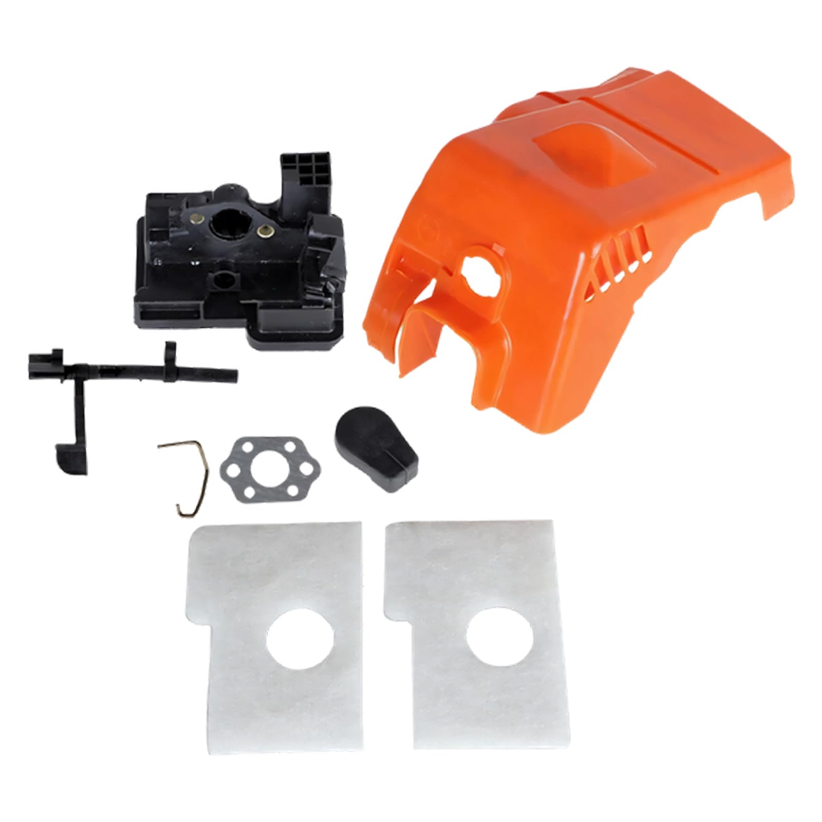 Complete 11301404709 Chainsaw Care Package Containing Air Filter Buffer and Extension Shaft for Easy Maintenance Air Filter Cover