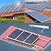 Solar Panel Mounting Bracket Kit System to Metal Roof Sloped or Flat Pitched Tile Shingle Roofs for 1-2pcs Solar Panels with End Cap