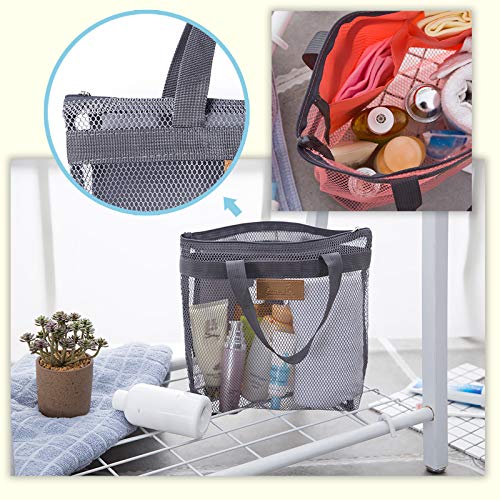 Multifunctional Mesh Beach Tote Bag, Foldable Lightweight Grocery Storage Net Bag for Family Travel & Vacation Essential3
