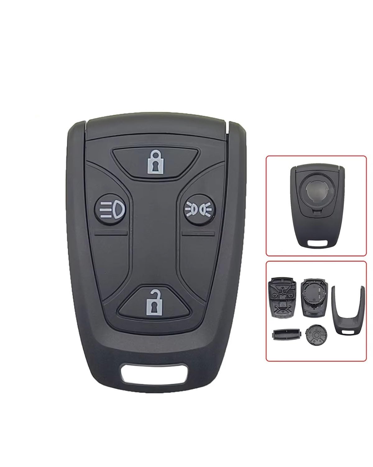 Guscio Chiave Remote Smart 4 Pulsanti Per Saab Scania Truck – Sostituzione Facile, Compatibile Con DC13 148 G460 S560 R450 P410