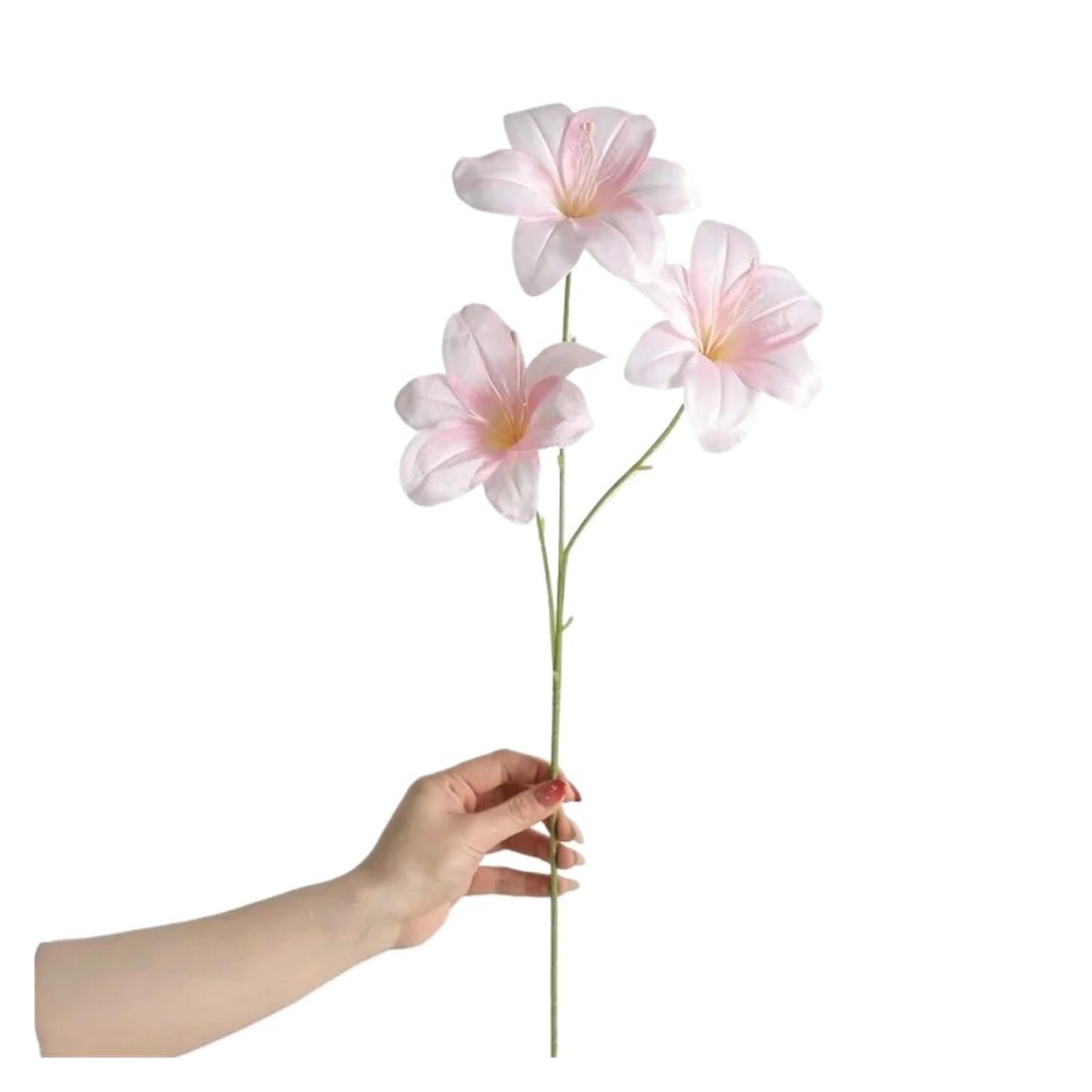 Casetlong 1/2Pcs 67cm Pink Artificial Flowers Bouquet Silk Fake For Home Decor Wedding Marriage Decoration Flower Arrangement(2Pcs)