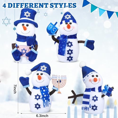 Kasyat-Hanukkah-Decorations-for-Home-Indoor-4-Pack-Hanukkah-Plush-Snowman-Doll-Hanukkah-Decor-Hanukkah-Ornaments-Chanukah-Decorations-Jewish-Gifts-for-Hanukkah-Decorations-Party-Supplies-787-High Kasyat Hanukkah Decorations for Home Indoor 4 Pack Hanukkah Plush Snowman Doll Hanukkah Decor Hanukkah Ornaments Chanukah Decorations Jewish Gifts for Hanukkah Decorations Party Supplies 787 High