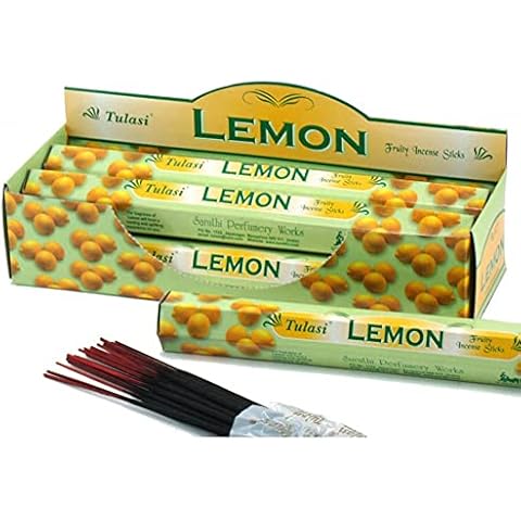 Aromatic Lemon Incense Sticks by Tulasi Cover