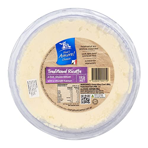 Thats Amore Cheese Ricotta - Traditional 1kg (1 pot)