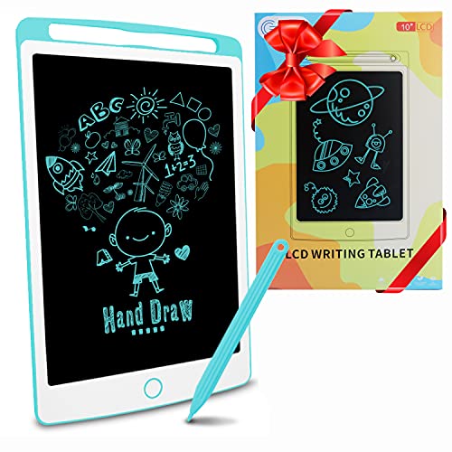 Gkcity LCD Writing Tablet 10 Inch Doodle Board, Electronic Drawing Tablet Drawing Pad for Kids, Educational and Learning Kids Toys Gifts for 3-7 Year Old Boys and Girls