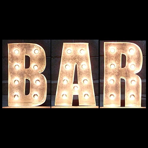 パッソア　照明　電飾看板　壁掛け照明　BAR バル　ガレージ　インテリア Amazon.co.jp: アメリカンサイン ウィズ ライト BAR