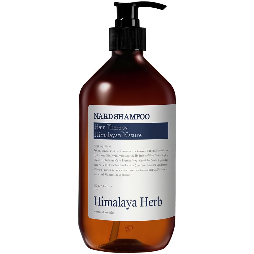 NARD Hair Shampoo Lavender Musk 16.9 Fl Oz - Strong Vitality from Himalayas - Natural Surfactants giving Soft Cleansing - Argan Olive Jojoba Macadamia Sunflower Oil - Rich in Protein and Amino Acids