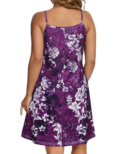 Image of JOELLYUS Womens Spaghetti Strap Dress Summer Dresses Beach Cover Ups Casual Sundresses with Pockets 2026