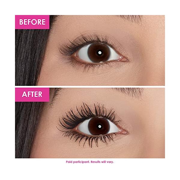 Grande Cosmetics GrandeDRAMA Intense Thickening Mascara with Castor Oil, Volumizing, Conditioning, Buildable Formula