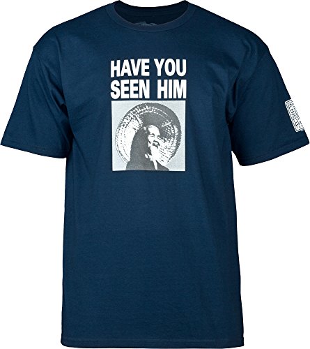 Powell Peralta Animal Chin Have You Seen Him? T-Shirt, Navy, Medium