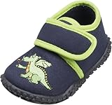  Playshoes Hausschuh Drache original, Größe: 32/33