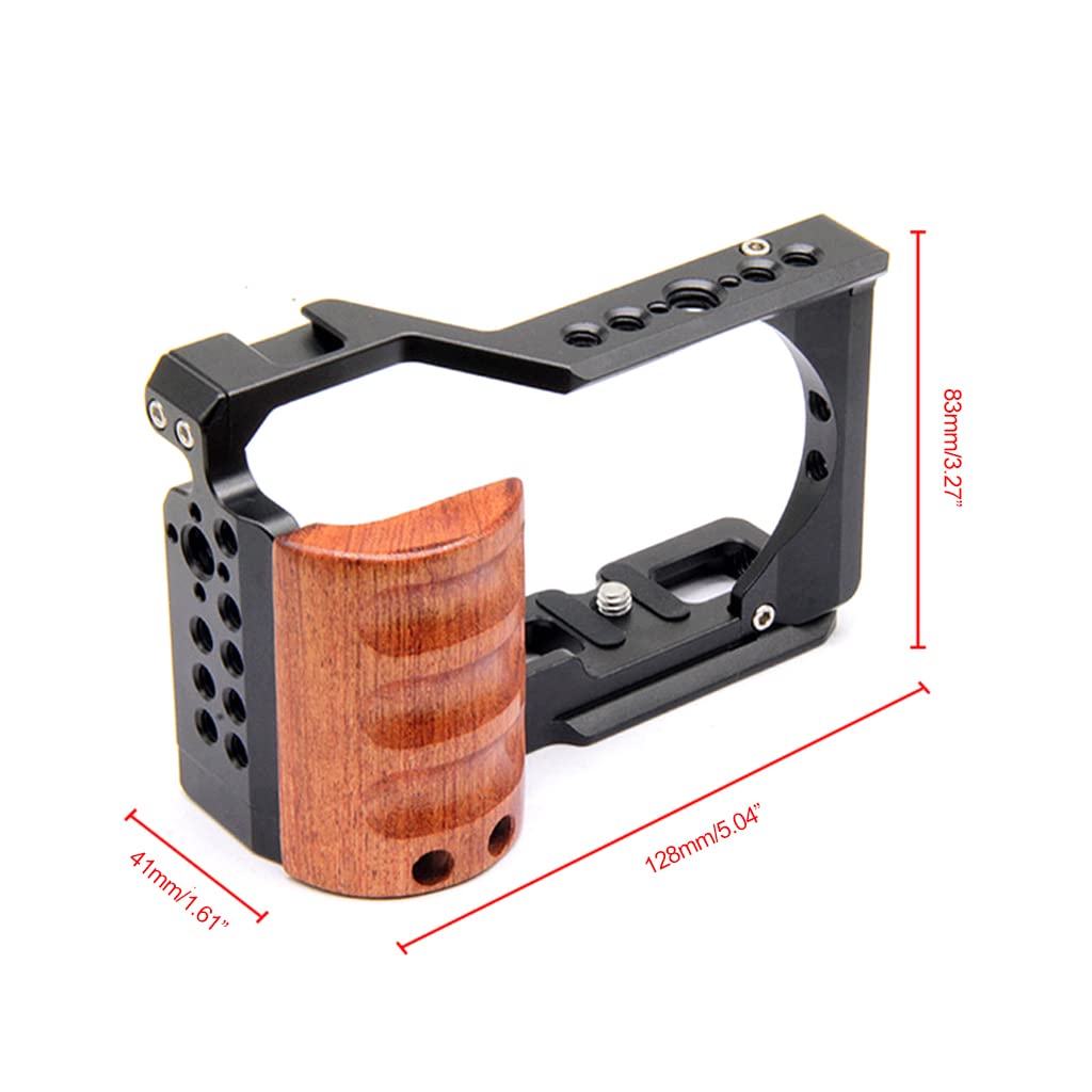 Foto Camera Cage Video per ZV-E10 Riprese per Vlogger Content Creator Must Have per Case Copertura di Sicurezza Maniglia Grip Protector Accessori