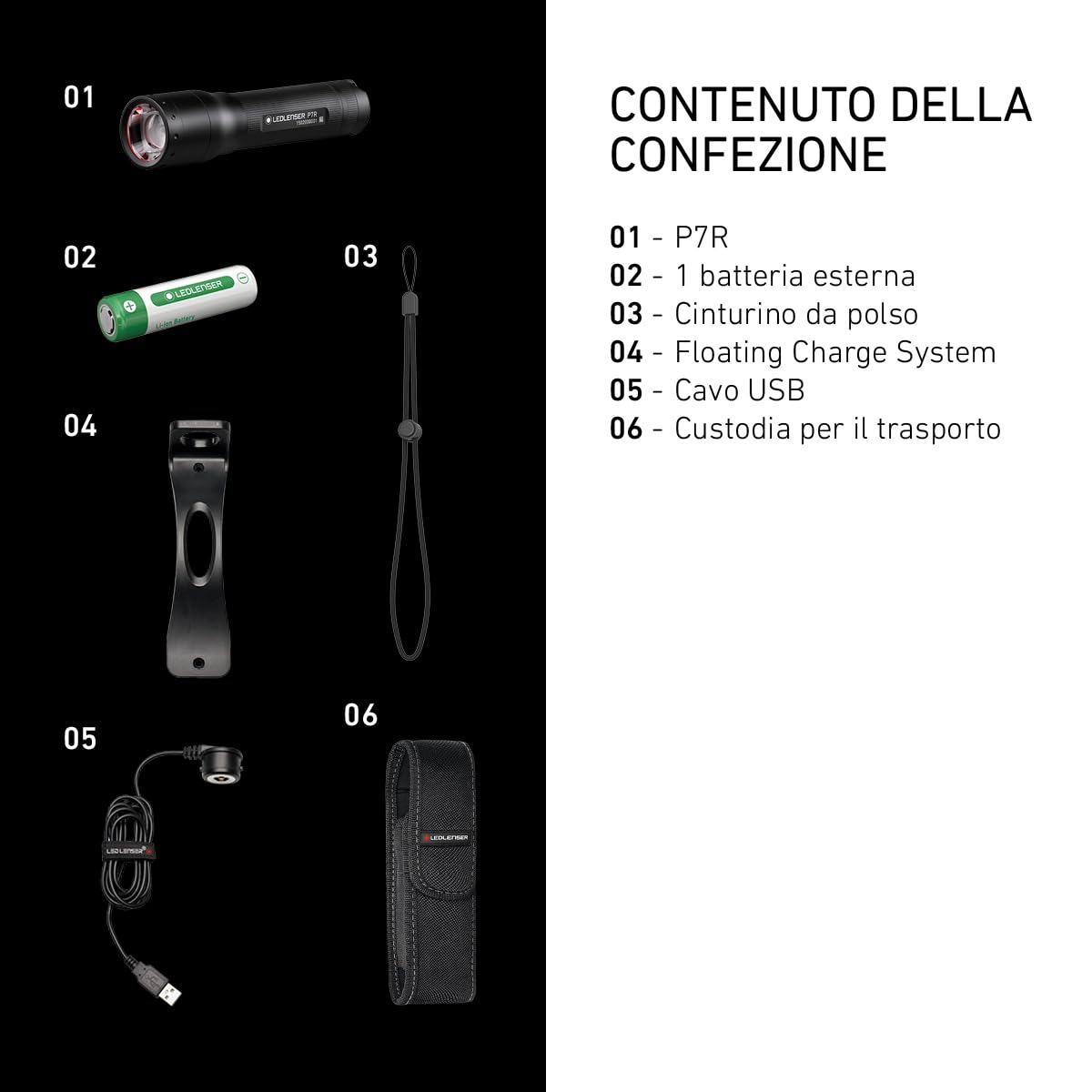 Ledlenser P7 Torcia Ricaricabile, 1000lm, Portata 210m, Autonomia 40h | Messa a fuoco regolabile, sistema di ricarica magnetica, IP54, 210g, ideale per campeggio, escursioni, lavoro | 2017