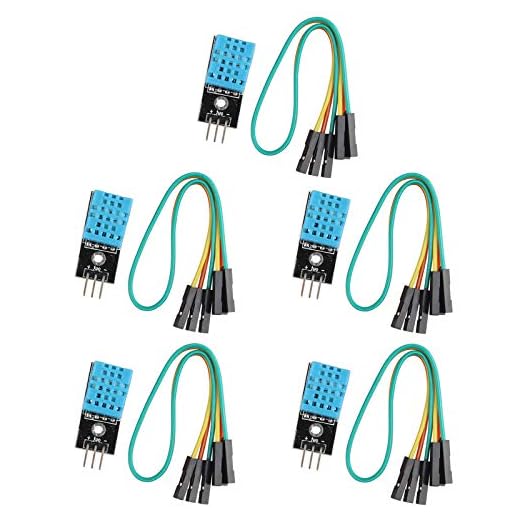 HALJIA Módulo digital de sensor de humedad para temperatura (5 unidades, compatible con Arduino)