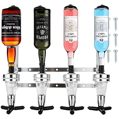 FWEEK Wall Mounted Wine Bottle Dispenser Cover