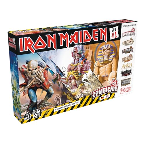 Zombicide Iron Maiden Pack 1 le cadeau parfait pour les fans de rock et jeux de société