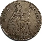 1938 No Mint Mark George VI Penny Seller Very Fine