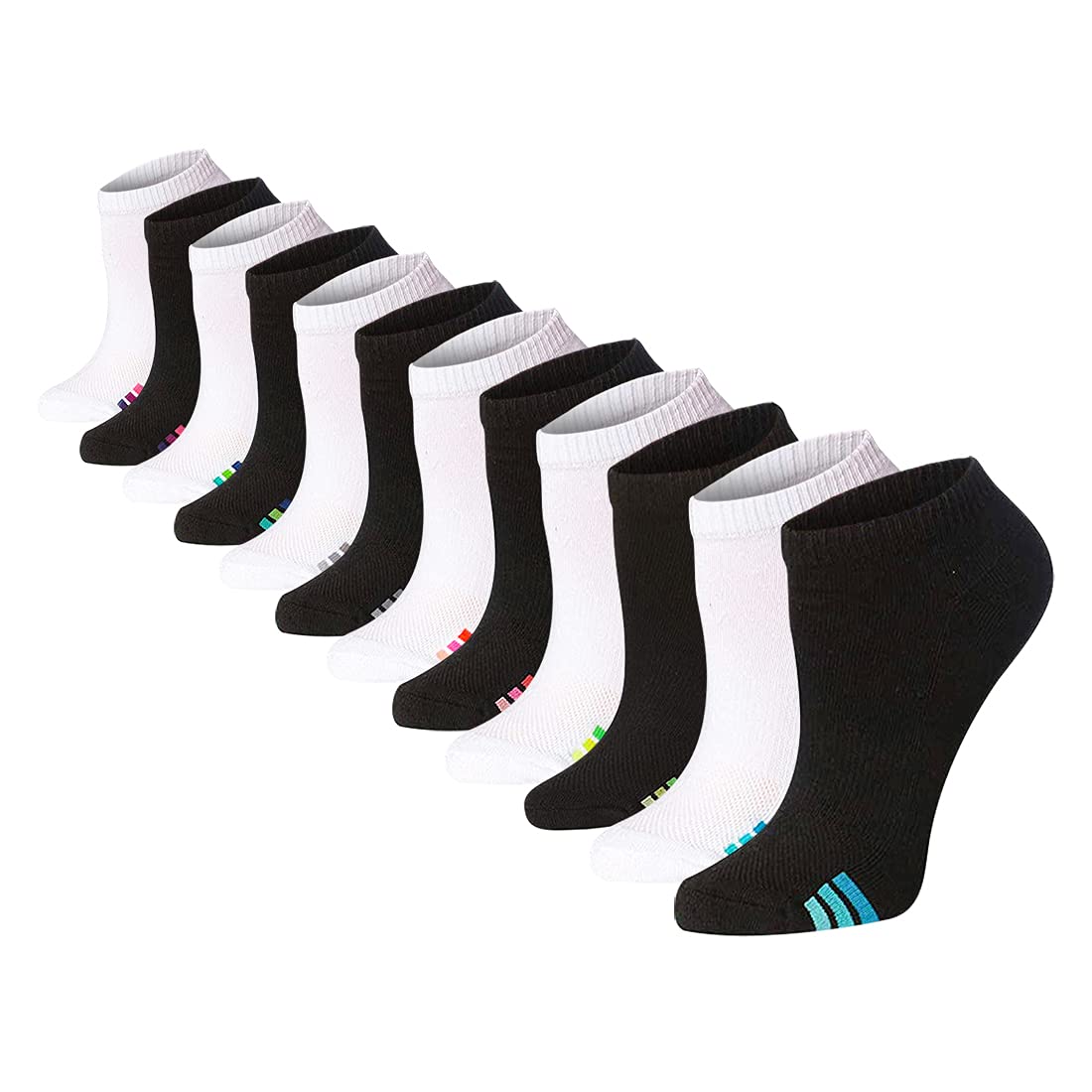 Tipi ToeWomen's 12-Pairs Low Cut Athletic Sport Peformance Socks
