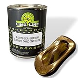 LiME LiNE Rootbear Brown Candy Concentrate, Automotive Solvent Based Transparent Paint over Pearls, Metal Flake and Metallics (1 Pint)