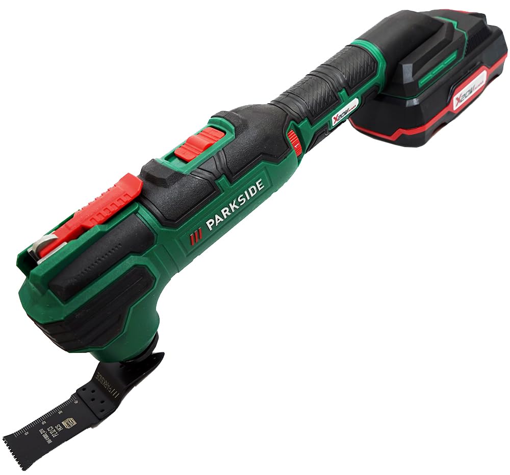 HEADNMORE® Bundle – PARKSIDE® akumulatorowe narzędzie wielofunkcyjne 20 V PAMFW 20 + breloczek do kluczy (w zestawie akumulator 1 x 2 Ah)