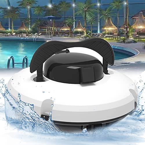 Robot Limpiados Piscina, Aspirador De Piscina Funciona 120 Minutos, Estacionamiento Automático, Fuerte Potencia De Succión, Limpiafondos Piscina Inalámbrico Hasta 80 M Robot Limpiados Piscina, Aspirador De Piscina Funciona 120 Minutos, Estacionamiento Automático, Fuerte Potencia De Succión, Limpiafondos Piscina Inalámbrico Hasta 80 M