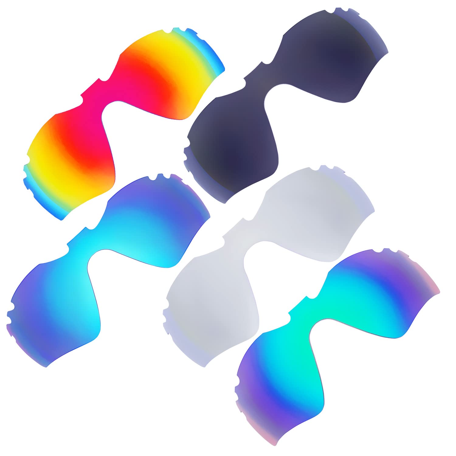 Lentilles pour Oakley Radar Path Vented x5 couleurs de rechange interchangeables - 8