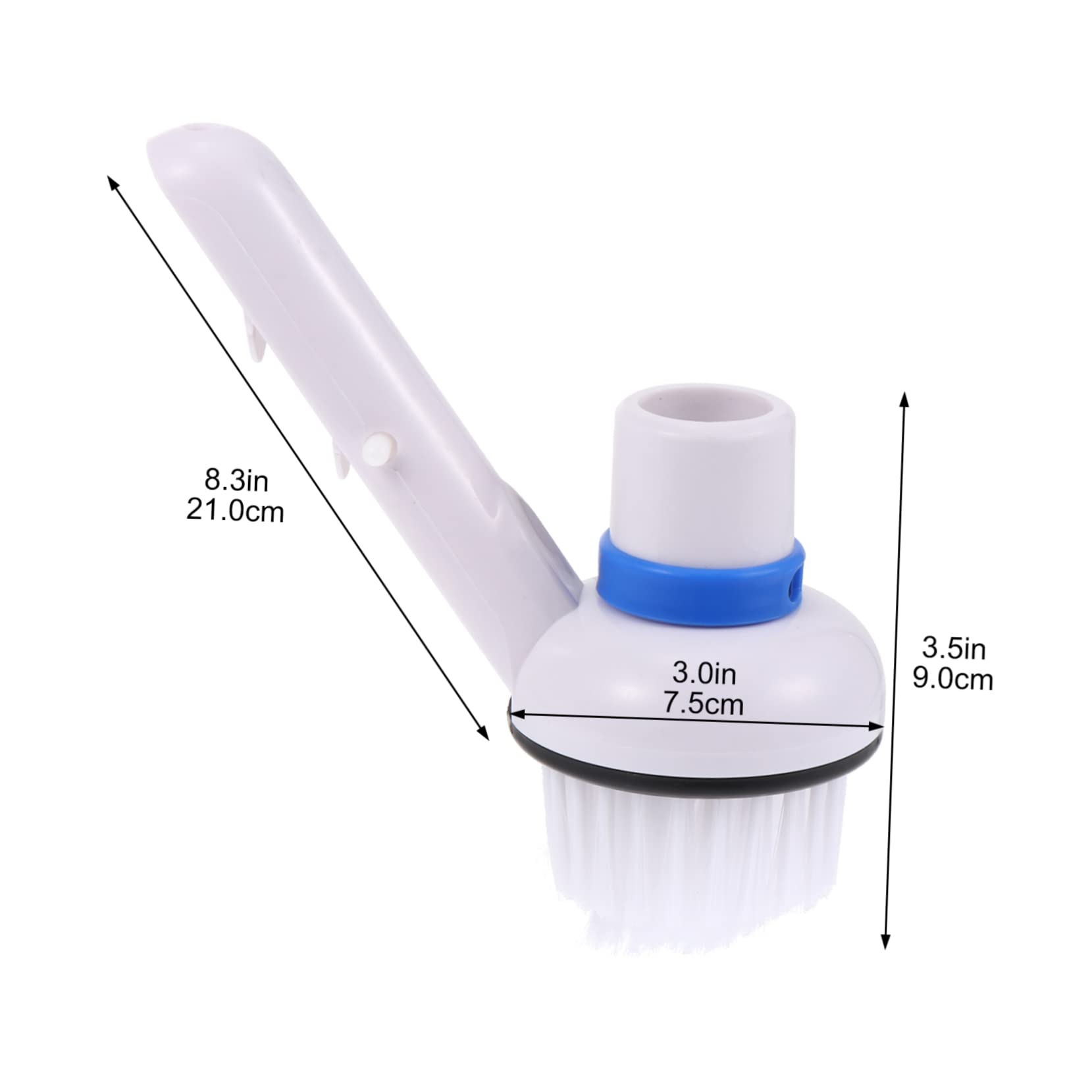BESPORTBLE Swimming Pool Bottom Brush Small Handheld Scrub Brush Easy to Clean Tiles