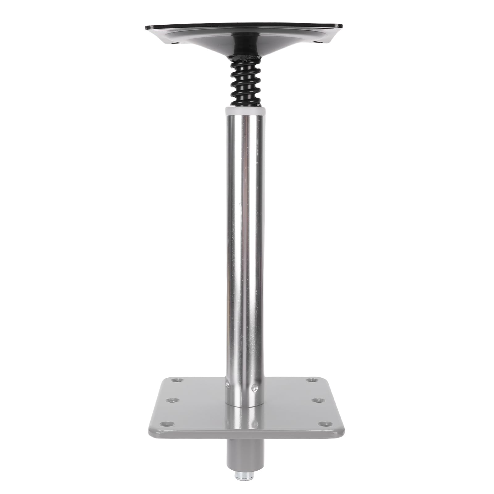 Keenso Soporte para Asiento de Barco, Kit de Montaje de Base de Pedestal para Asiento de Barco, Placa Base Marina con Conector de Poste de Pasador de 3/4 de Pulgada, Aleación de
