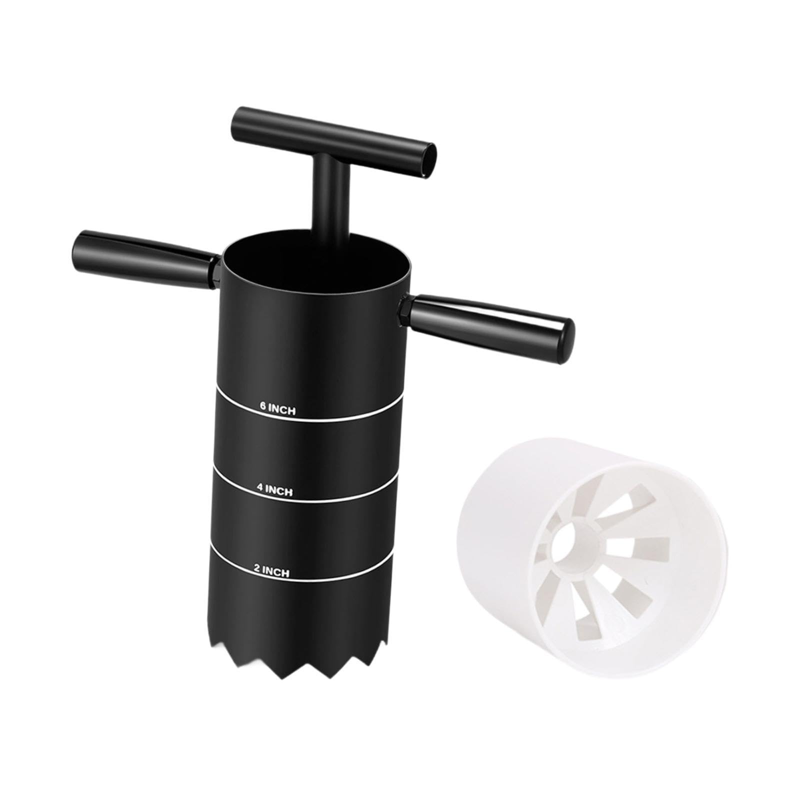 Hoyo de Golf Portátil con Empuñadura Desmontable. Copa de Hoyo de Golf Profesional Estándar para Practicar El Putt en La Playa O Al Aire Libre, 6 Inch Multi Hole